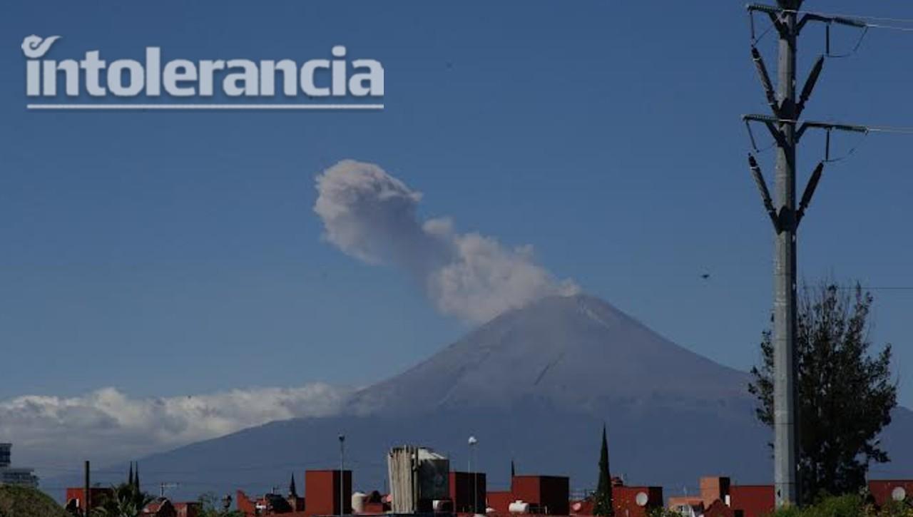 Realizan simulacro de gabinete por volcán Popocatépetl