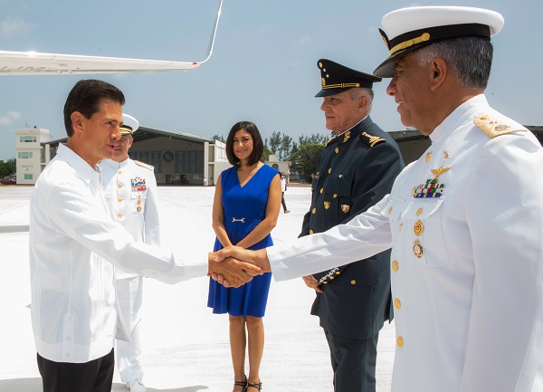 Reconoce Peña Nieto labor de las Fuerzas Armadas mexicanas