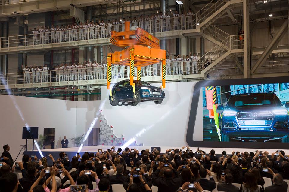 Inaugura Audi su planta en Puebla; producirá las camionetas de lujo Q5