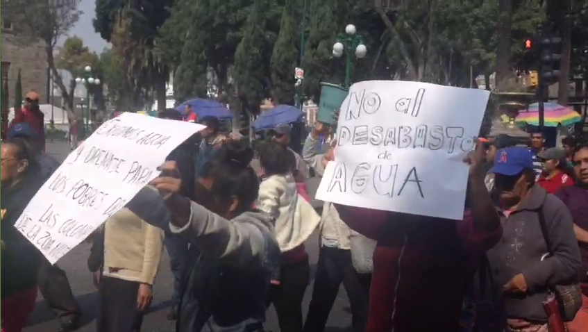 Antorcha Campesina Protesta Por Desabasto De Agua En 120 Colonias 8885