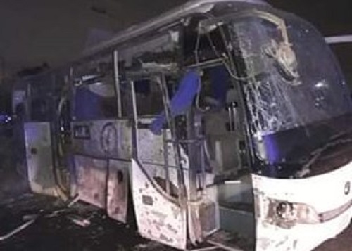 Mueren dos turistas tras la explosión de un autobús en Egipto