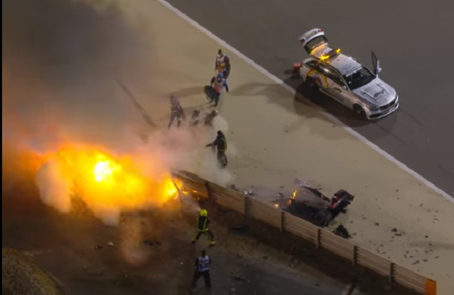 Piloto de Fórmula 1 sufre aparatoso accidente en Bahréin