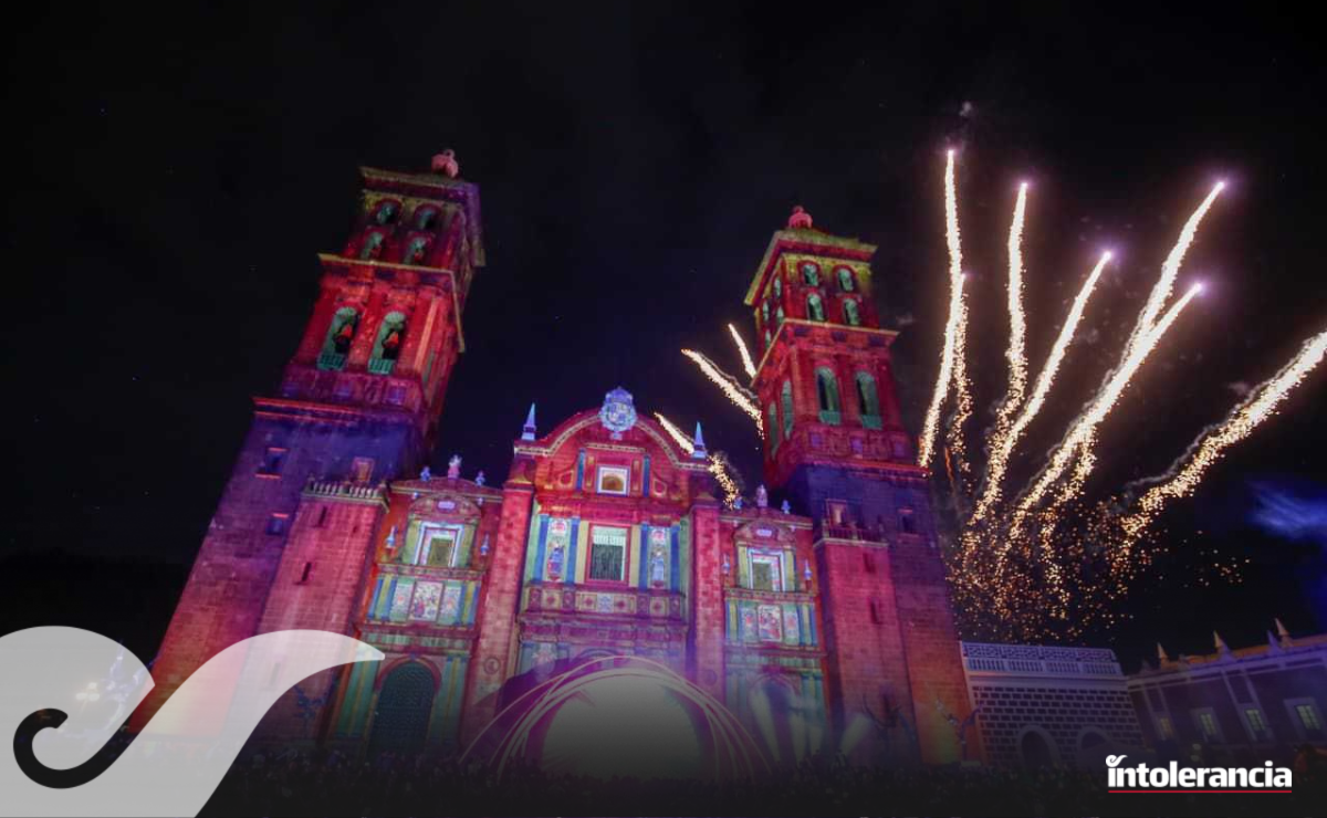 Festival Glow México 2026 ilumina Centro Histórico de Puebla