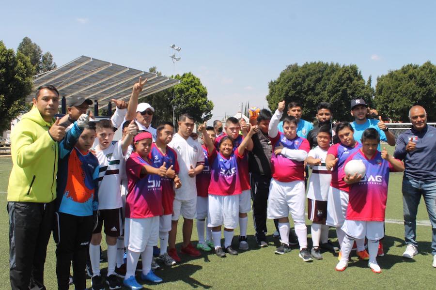 Realizan Festival de Futbol para personas con Síndrome de Down
