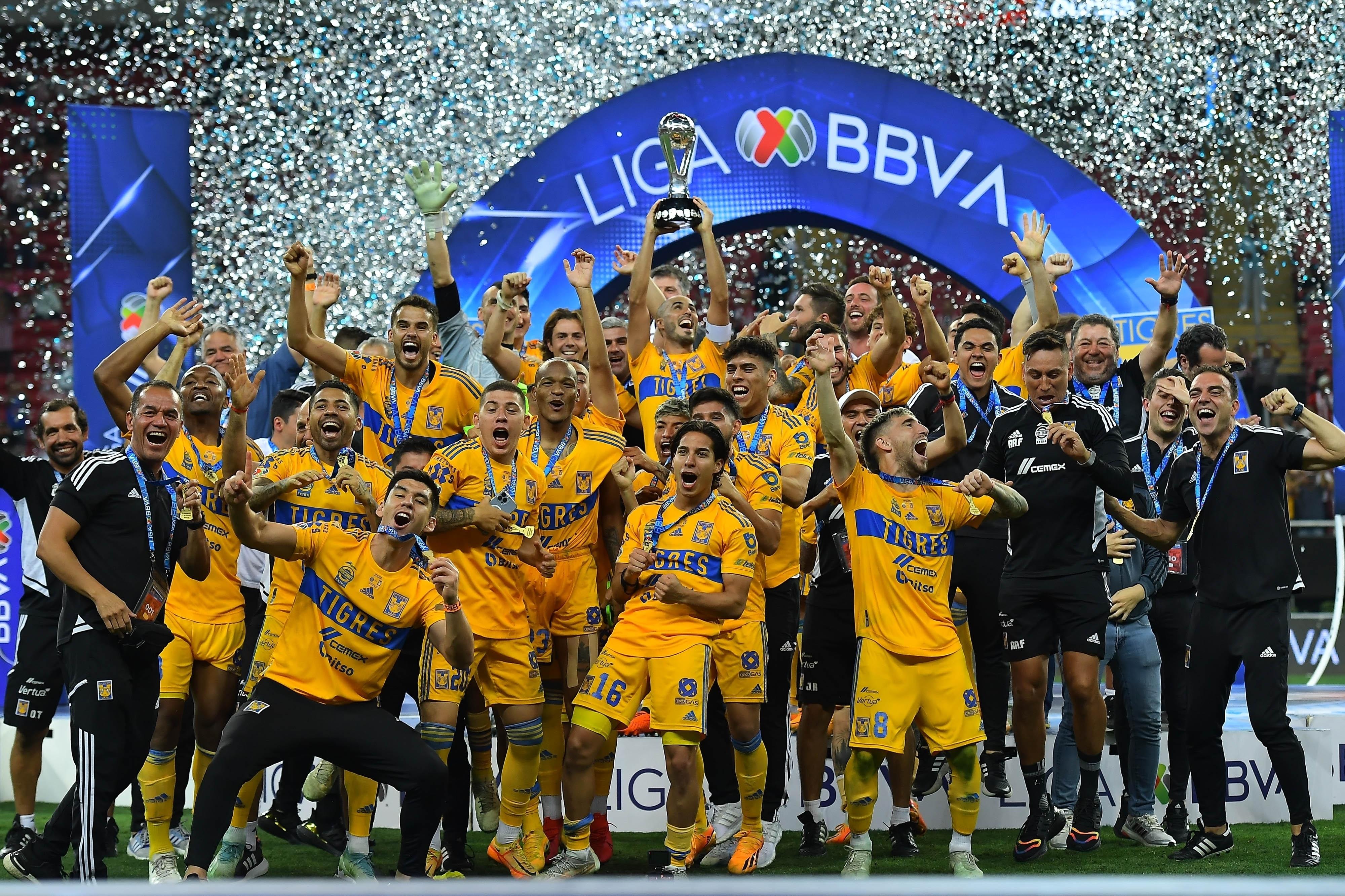  Ya Son Ocho Tigres UANL Se Corona Campe n De Liga MX