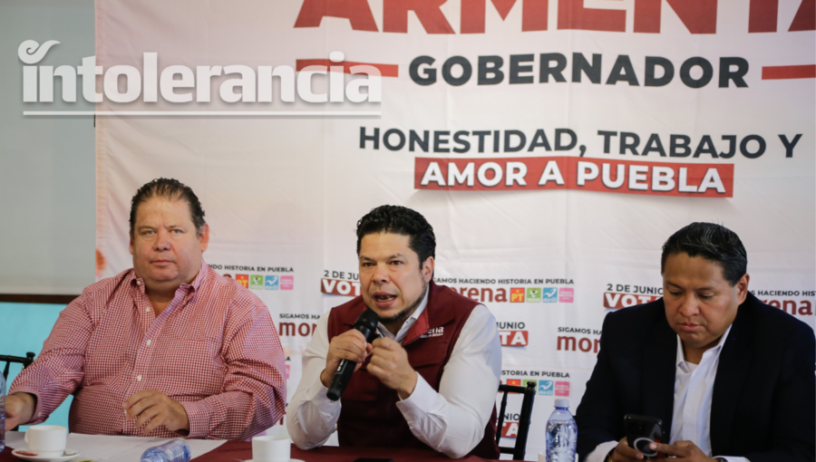 Morena Puebla acusa triangulación de “recursos ilícitos” en campaña de Eduardo Rivera