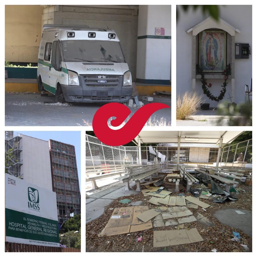 FOTOS: Ambulancias destartaladas reflejan abandono del hospital San Alejandro