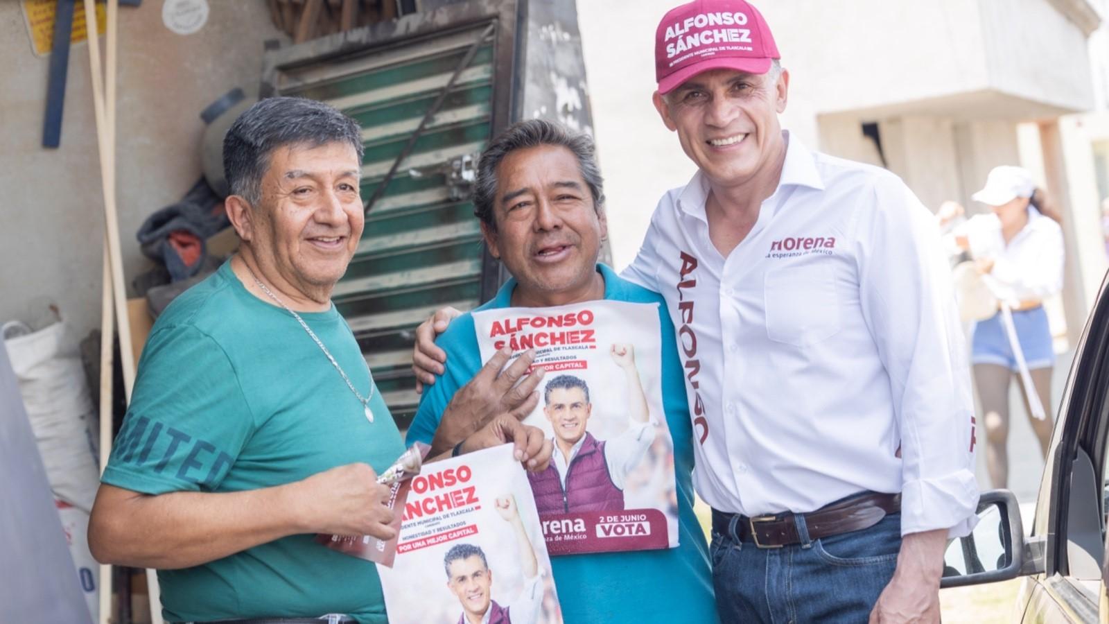 Ofrece Alfonso Sánchez servicios públicos en Tlaxcala capital
