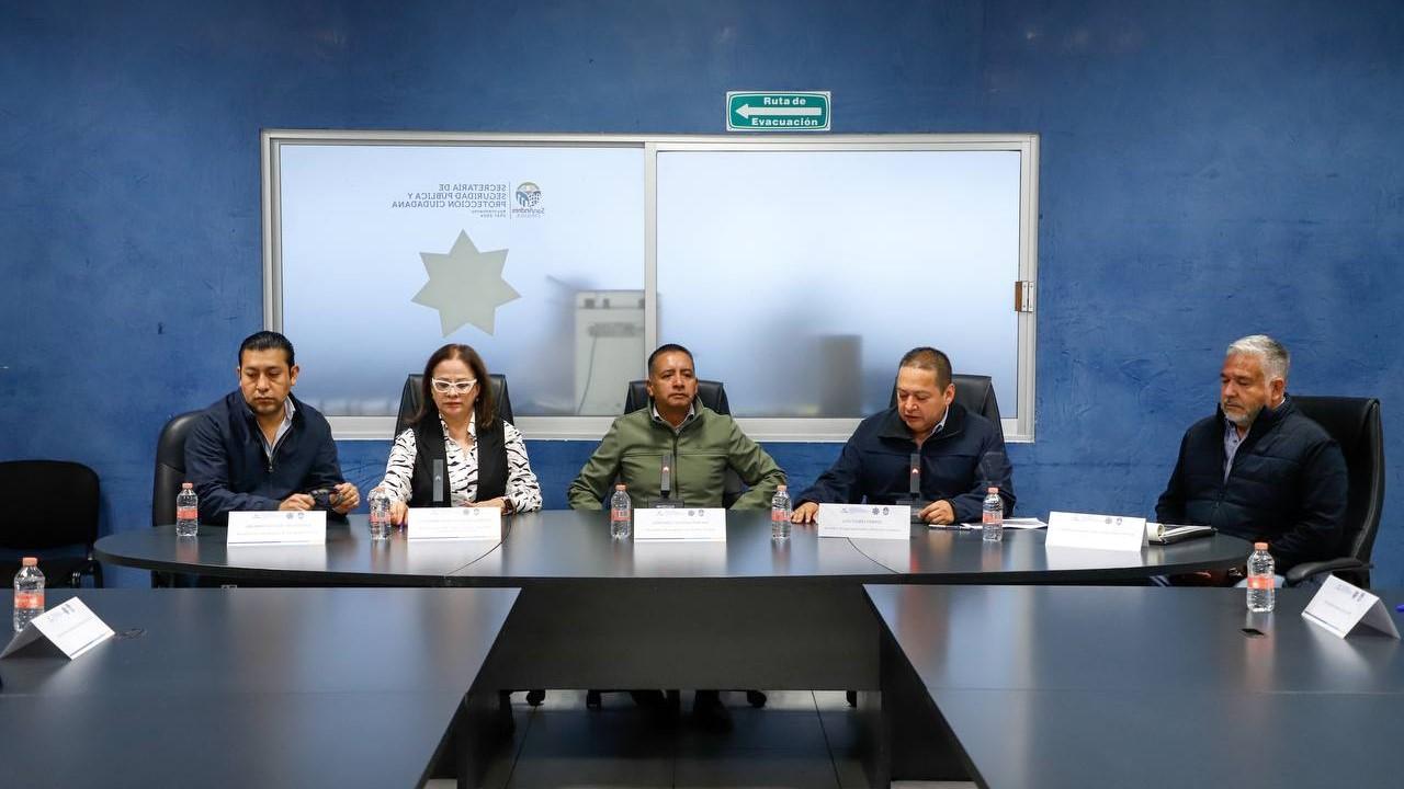 Encabeza Edmundo Tlatehui Mesa de Seguridad en San Andrés Cholula
